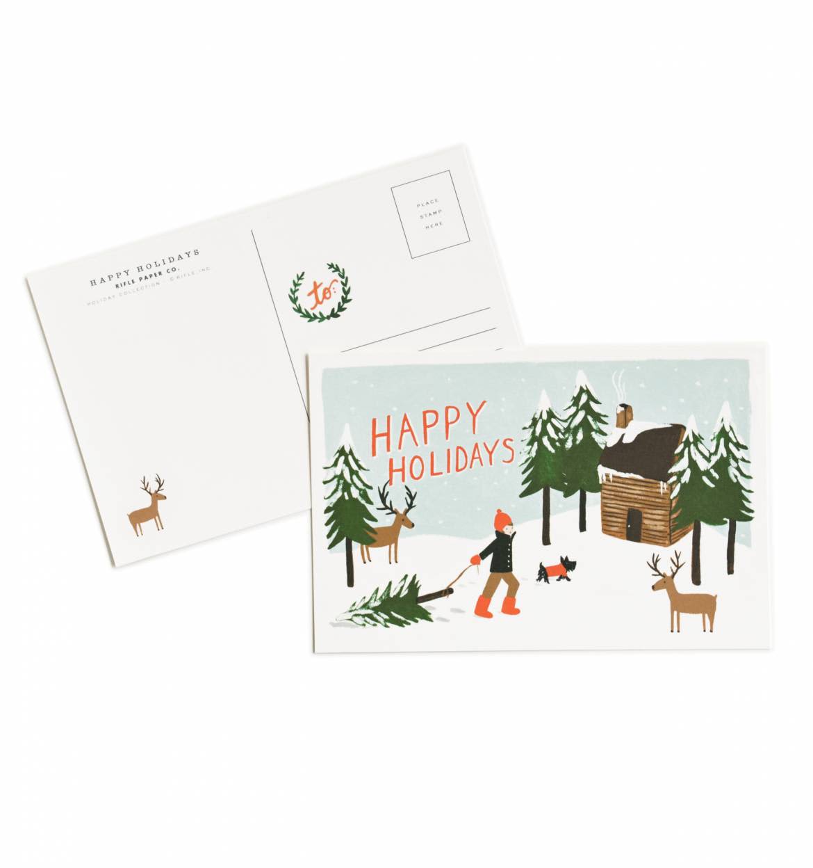 Happy Holiday Postcards, Pk/10 – Typo Market
