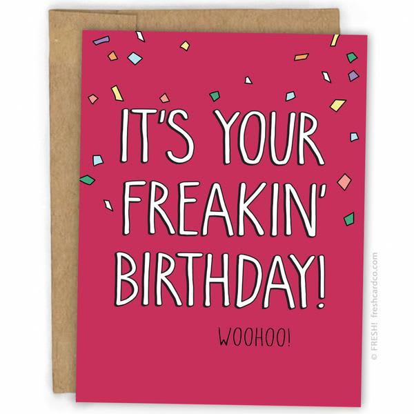 Freakin Birthday – Typo Market