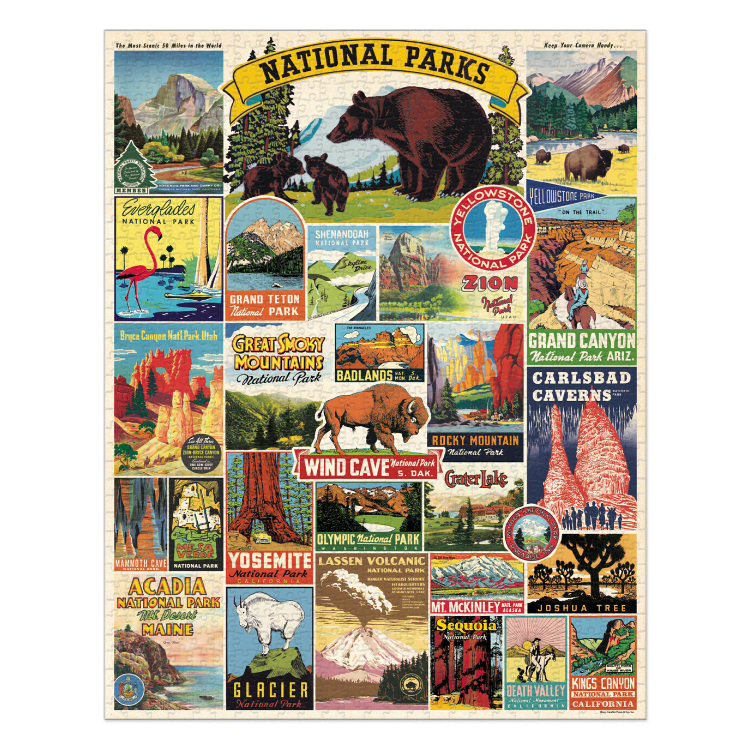 National Parks Puzzle – Typo Market