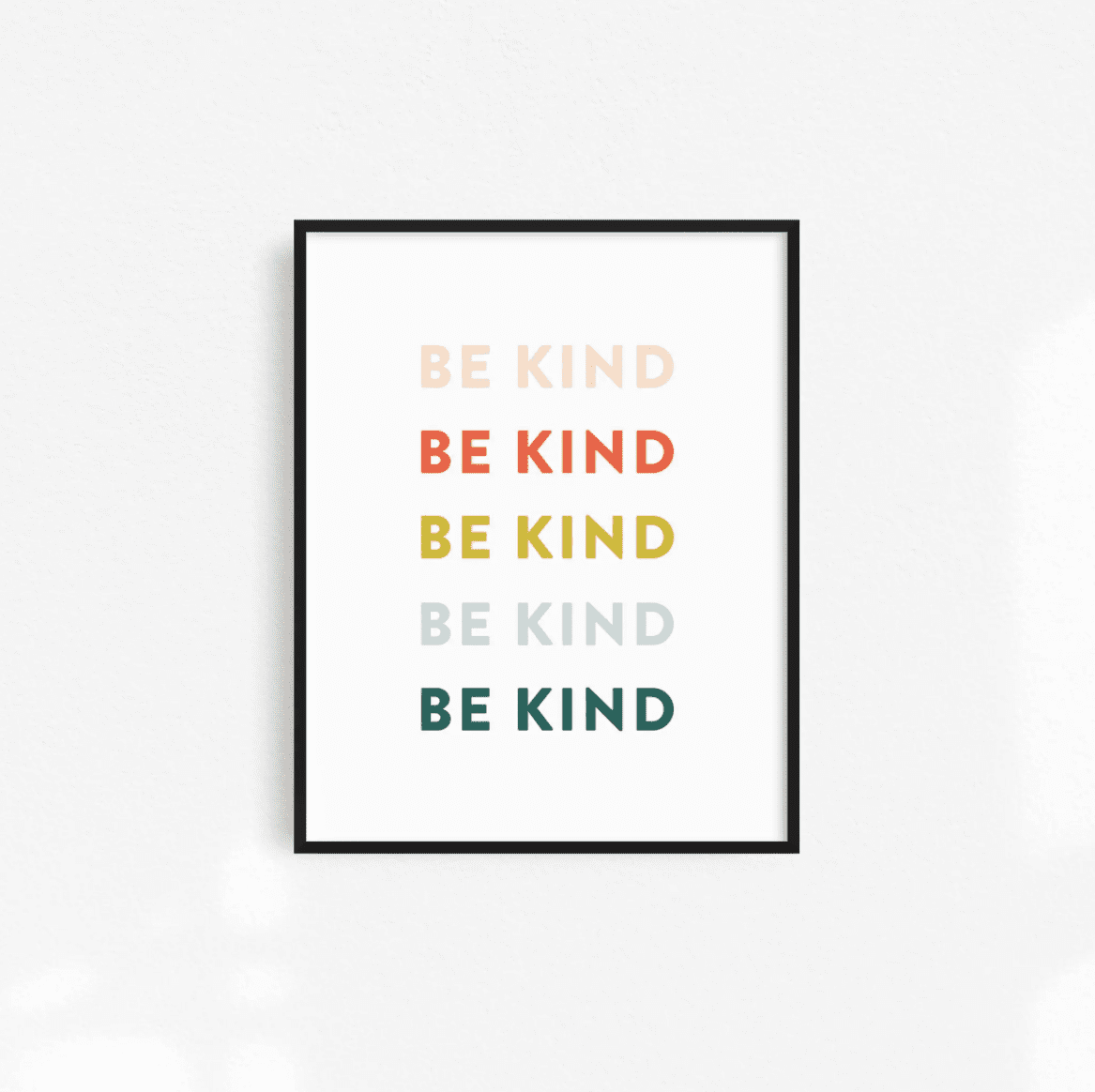 Be Kind Art Print – Typo Market