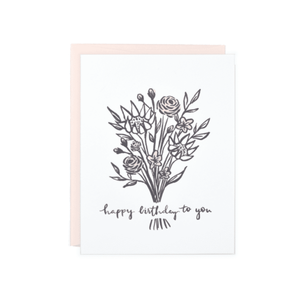 Happy Birthday Wildflower Bouquet – Typo Market