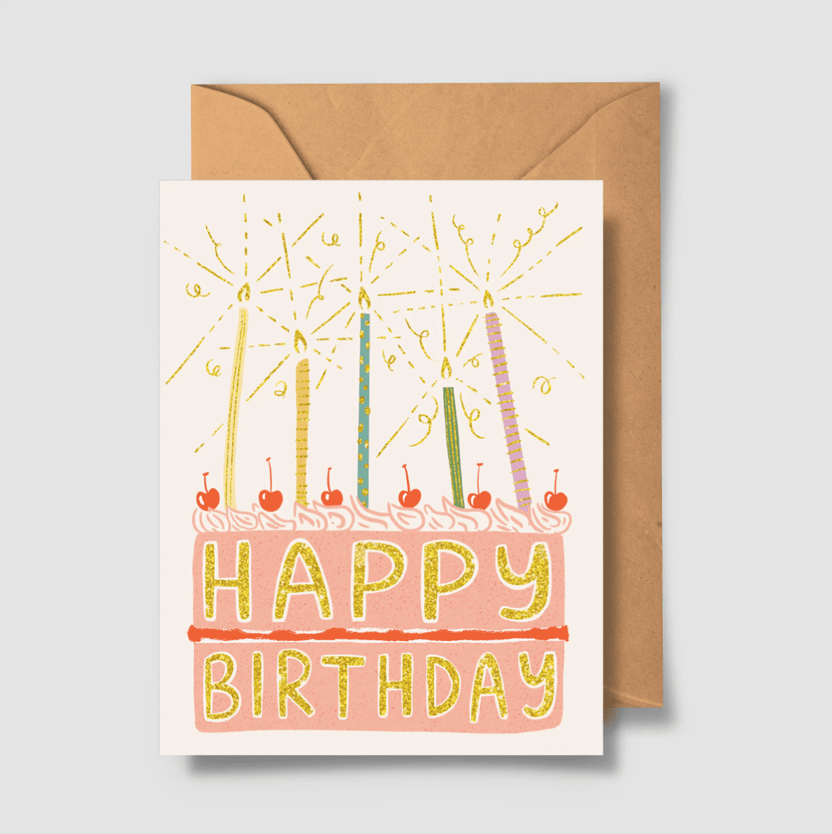 Candles Happy Birthday Card – Typo Market