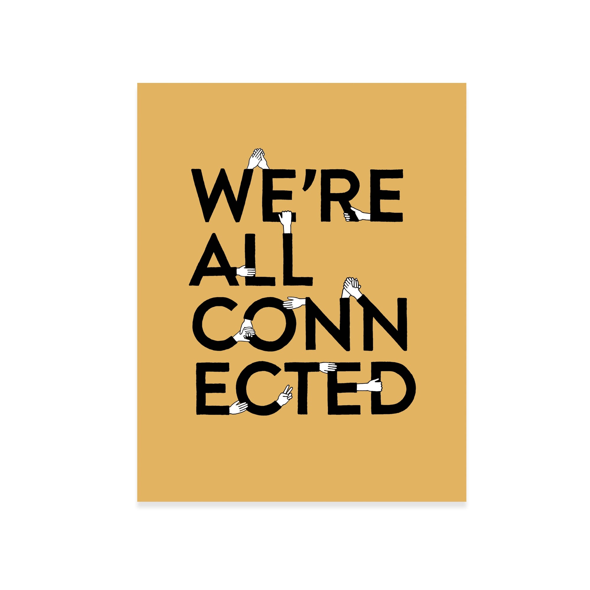 Connected Art Print – Typo Market