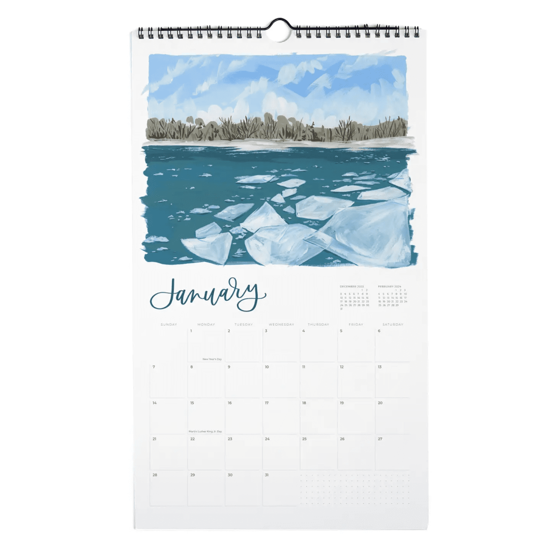 2024 Land & Sky Wall Calendar Typo Market